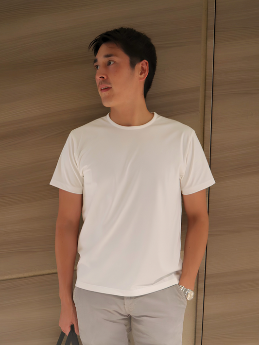 クルーネックTシャツ - WHITE