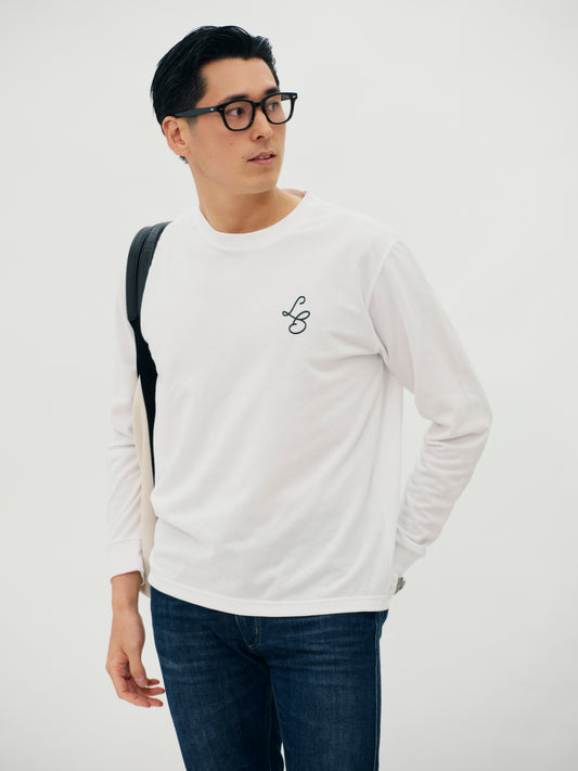 Comfort Long-Sleeve Tee White