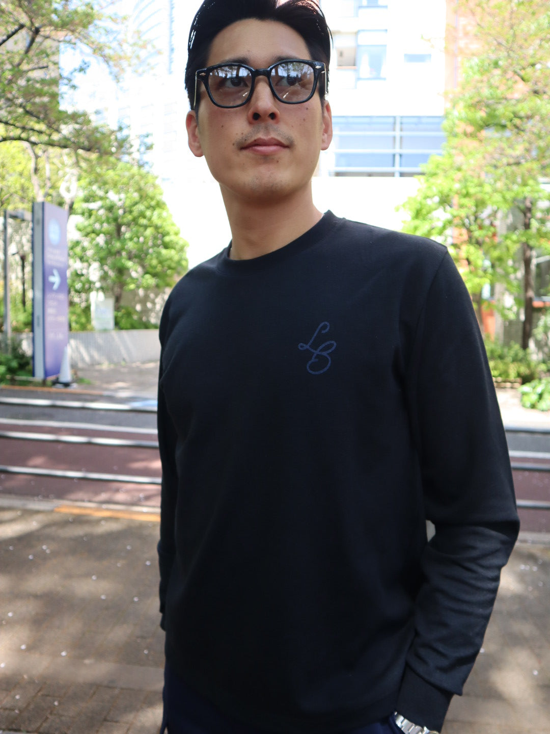 Comfort Long-Sleeve Tee Black
