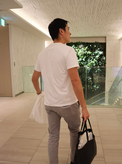 クルーネックTシャツ - WHITE